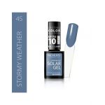 Lac de unghii Solar Gel, Revers, 12 ml, gri, nr 45, stormy weather Engros
