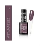 Lac de unghii Solar Gel, Revers, 12 ml, maro, nr 35, wet marengo Engros