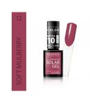 Lac de unghii Solar Gel, Revers, 12 ml, rosu inchis, nr 12, soft mulberry Engros
