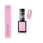 Lac de unghii Solar Gel, Revers, 12 ml, roz, nr 02, pink pop Engros