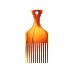 Pieptan Afro M Chihlimbar, pentru par ondulat, Top Choice Engros