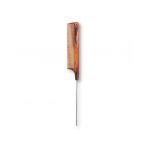 Pieptan pentru tapat cu maner metalic, Amber, Top Choice Engros