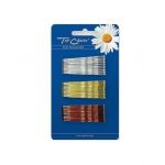 Set 30 bucati Agrafe pentru par, set tricolor, metalizat, argintiu/ auriu/ maro, Top Choice, TC23736 Engros