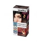 Vopsea de par permanenta, Venita Plex, 125 ml, Nr 4.5, Saten Inchis Engros