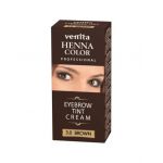 Vopsea de sprancene Crema Henna, Venita, Maro Inchis, 3.0, 15ml Engros