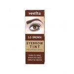 Vopsea de sprancene Professional, Pulbere Henna, Maro Inchis, 3.0, Venita, 5gr + 5grl Engros