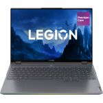 Laptop Lenovo Gaming 16'' Legion 7 16ACHg6, WQXGA IPS 165Hz G-Sync, Procesor AMD Ryzen™ 7 5800H (16M Cache, up to 4.4 GHz), 16GB DDR4, 1TB SSD, GeForce RTX 3080 16GB, No OS, Storm Grey, 3Yr Onsite Premium Care