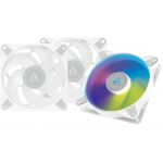 Ventilator / radiator ARCTIC AC P12 PWM PST ARGB 0dB, Three Fan Pack, White