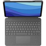 Logitech Husa protectie Combo Touch 920-010255 Oxford Grey pentru  iPad Pro 11 inch (1st/2nd/3th Gen.)