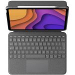 Logitech Husa protectie Folio Touch 920-009968 Oxford Grey pentru iPad Air (4th gen)