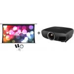 Videoproiector Epson EH-TW9400 si ecran electric EliteScreens Saker SKT135XHW-E6