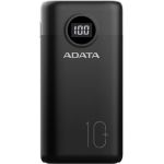 Baterie externa ADATA P10000QCD, 10000 mAh, 2x USB, 1x USB-C, 3A, Quick Charge 3.0, Black