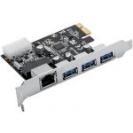Placa de retea Orico 3x USB 3.0 Male - 1x RJ-45 Female