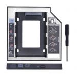 Adaptor HDD Caddy Spacer HDD/SSD pentru unitati optice de tipul 12.7 mm