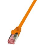 Cablu retea Logilink PrimeLine CAT6a Patch Cable S/FTP 10G 10m orange