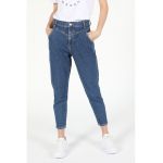 Blugi crop cu croiala conica