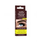 Crema henna cu extract de goji pentru vopsirea sprancenelor cu efect de lifting Venita 3.0, maro inchis Engros