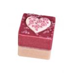 Cub de baie handmade, vegan, cu aroma de capsuni Accentra Rose 5856308, 50g Engros