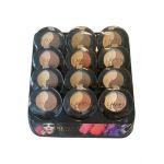 Fard de pleoape in doua nuante, Lavien Duo, Setul 1 mixt, 12 bucati, nuante mate, nude Engros
