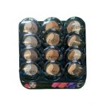 Fard de pleoape in doua nuante, Lavien Duo, Setul 2 mixt, 12 bucati, nuante sidefate, nude Engros