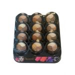 Fard de pleoape in trei nuante, Lavien Trio, Setul 1 mixt, 12 bucati, nuante nude mate Engros