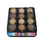 Fard de pleoape monocolor, Mineral Pure, Setul 1, mixt de 12 bucati, nuante mate, nude Engros