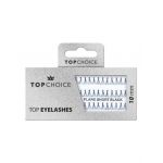 Gene false, individuale, negre, 10 mm, Top Choice 37924 Engros