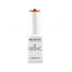 Lac de unghii Gellac 1 Step, Hybrid Effect, Non UV, Revers, 55 Portocaliu Neon, 10 ml Engros