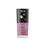 Lac de unghii Vip, 3D, Revers, sclipici roz, 12 ml, Nr 221, cyclam Engros