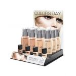 Set 12 bucati Fond de ten hidratant, acoperire medie, Colors Day, Revers, 50 ml Engros