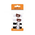 Set 4 elastice de par, pentru copii ursuleti, Top Choice 25778 Engros