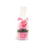 Set baie mini smoothie body scrub si bomba de baie cu capsuni IDC Institute 98150 Engros