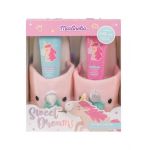 Set de baie Unicorn Sweet Dreams, cu papuci, gel de dus si lotiune de corp, Martinelia 2 x 120 ml Engros