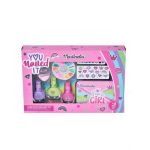 Set de unghii Super Girl Nail Art in cutie metalica Martinelia 11934, 12 ml Engros