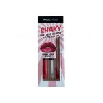 Set gloss si creion de buze Shaky, Matte & Glossy, 60749, Rosu, Magic Studio, 2 g Engros
