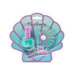 Set lac de unghii si pila Nail duo Let's Be Mermaids Martinelia 11953 Engros