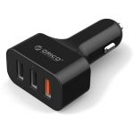 Incarcator auto Orico Auto UCH-2U1Q Black, Quick Charge 2.0, 2x USB