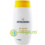 Gel de Dus cu Laptisor de Matca si Ulei de Nuci de Macadamia Apidermin 250ml