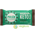 Baton Proteic Keto cu Ciocolata, Menta si Arahide fara Gluten 50g