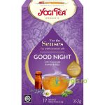 Ceai cu Ulei Esential Noapte Buna (Good Night) - For the Senses Ecologic/Bio 17dz