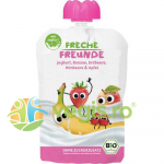 Piure de Capsuni, Zmeura si Iaurt Ecologic/Bio 100g