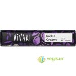 Baton de Ciocolata Neagra Cremoasa Ecologic/Bio 35g