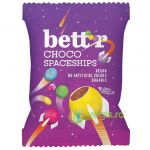 Bilute Colorate de Ciocolata fara Gluten (Choco Spaceships) Ecologice/Bio 70g