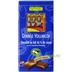 Ciocolata Neagra cu Lapte Integral 46% Cacao Ecologica/Bio 100g