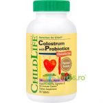 Colostrum Plus Probiotics 90 tablete masticabile Secom,