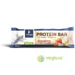 Baton Proteic cu Aroma de Capsuni si Ciocolata Alba 60g MYELEMENTS