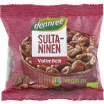 Stafide in Ciocolata cu Lapte Ecologice/Bio 100g