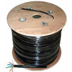 CABLU UTP CAT5E CU + GEL NEGRU TAMBUR 305M