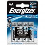 ENERGIZER Ultimate Lithium, AA, L91, 1.5V, 4 pcs