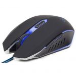 Mouse Gaming MUSG-001-B, 2400dpi, USB, blue